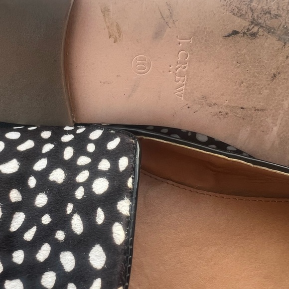 J. Crew Black and White Polka Dot Flats - Picture 7 of 8